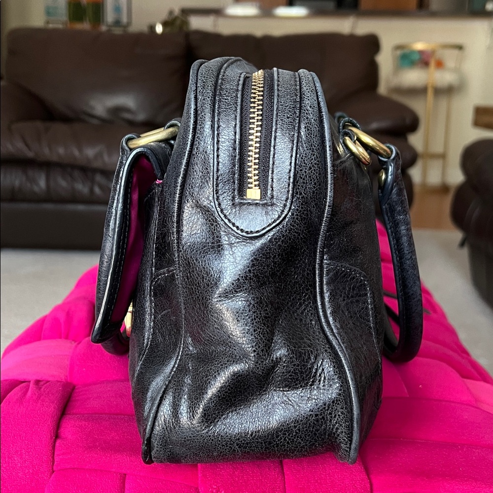 Coach Poppy Pushlock Satchel - Picture 7 of 16